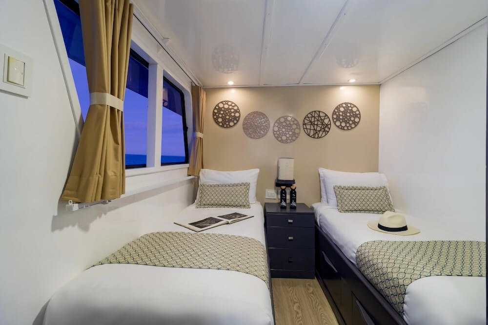 Monserrat Upper Deck Cabin (Twin Beds)